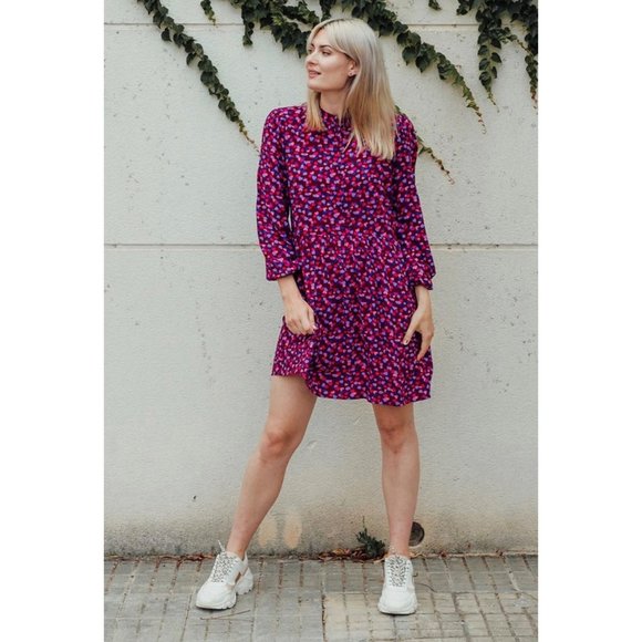 SugarHill Brighton Danica Smock Dress - Confetti Petals NWT 8 - Picture 2 of 12